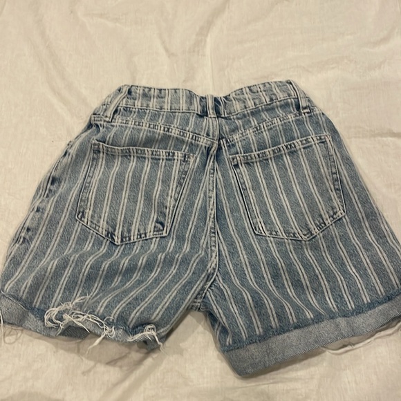 Free People x We The Free Dogtown Cutoff striped denim shorts - Picture 7 of 7
